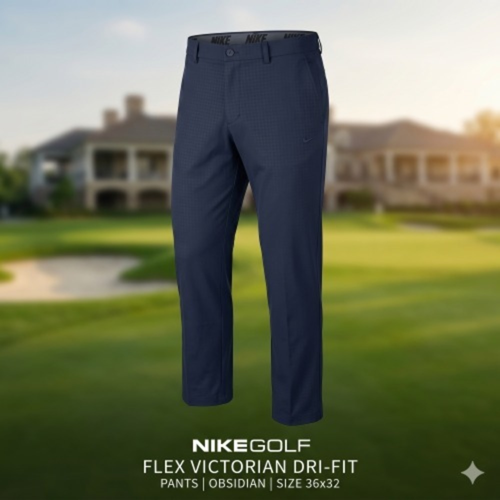 Nike Men's Flex Victorian Dri-Fit Golf Pants Obsidian Size 36x32